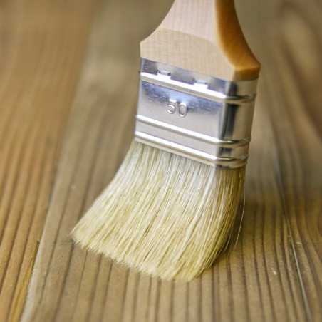 Brush mix flat with wooden handle